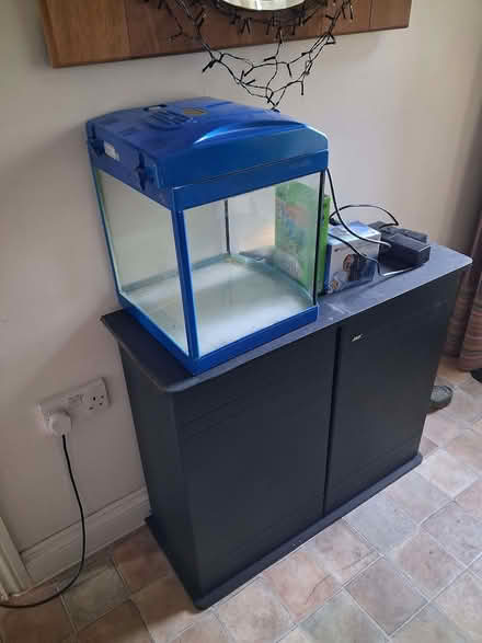 Photo of free Small aquarium, cupboard and accessories (Chilcompton BA3) #2
