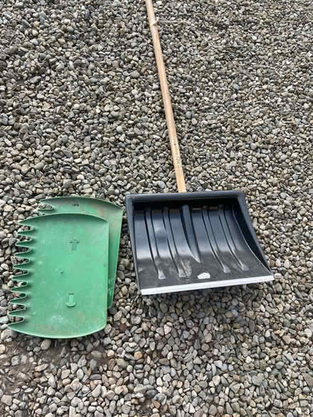 Photo of free Snow shovel & leaf collectors (Dutton PR3) #1