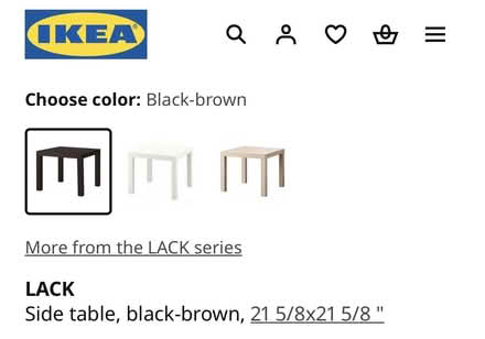 Photo of free IKEA LACK Side Table (Central Harlem) #4
