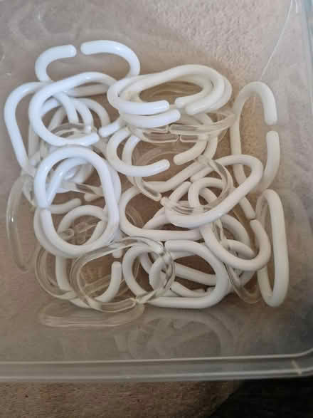 Photo of free Shower curtain hooks (Juniper Green, EH14) #1