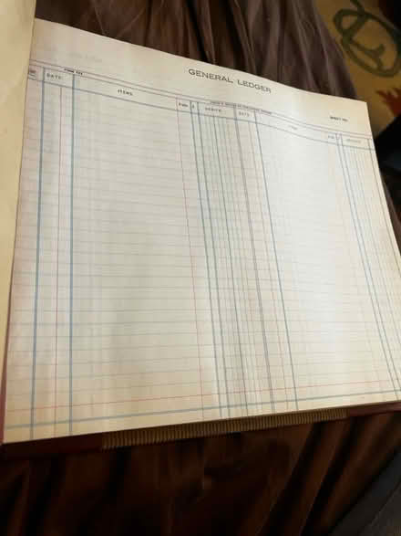 Photo of free Vintage Ledger Book (North Willow Glen , San Jose) #2