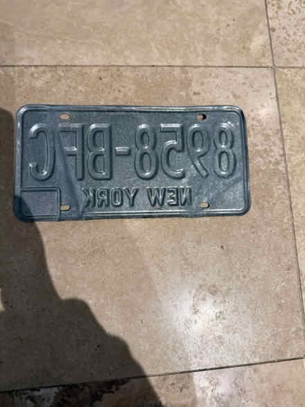 Photo of free Vintage NY license plate (Chiswick W4) #2