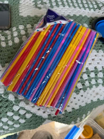 Photo of free Multicoloured plastic straws (Oxford - OX4) #1