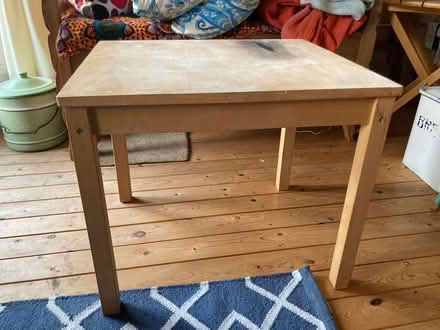 Photo of free Wooden IKEA occasional table (Bear Flat) #1