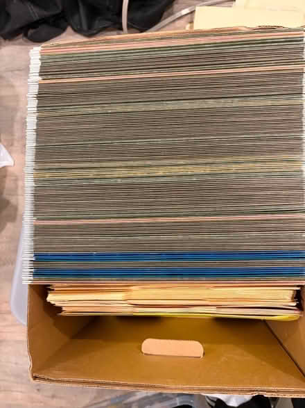 Photo of free Box of Hanging File Folders (Belmont, MA) #1
