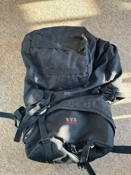Photo of free Black camping backpack (Surbiton KT5) #1
