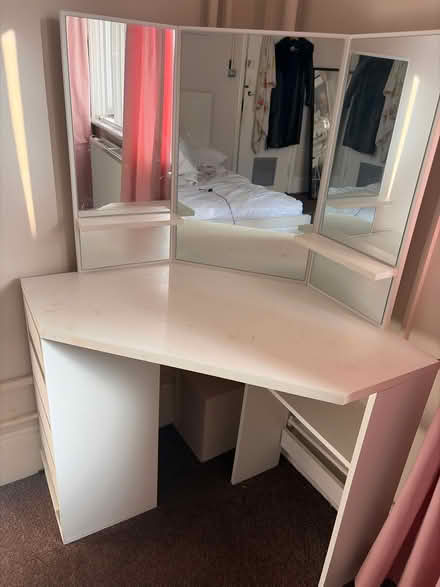 Photo of free Corner Vanity Table (Clapton E5) #3