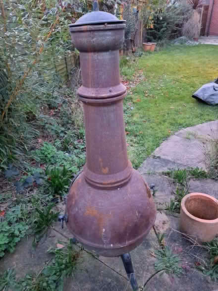 Photo of free Metal chiminea (Erpingham NR11) #1