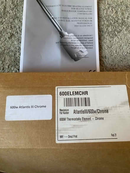 Photo of free Brand new heating element (Whyteleafe) #3