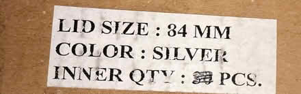 Photo of free 29 x silver, metal jar lids (Huyton) #3