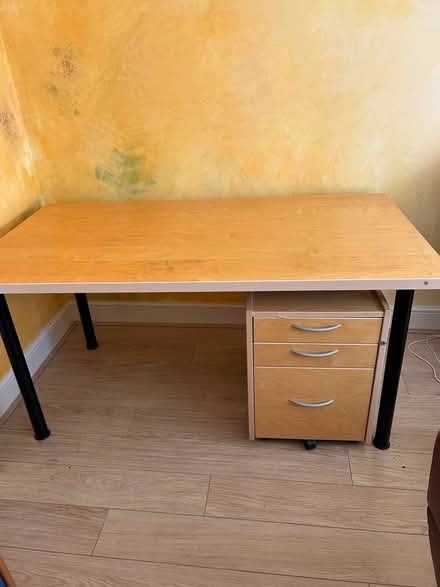 Photo of free Office table and drawer (Caldecott OX14) #1