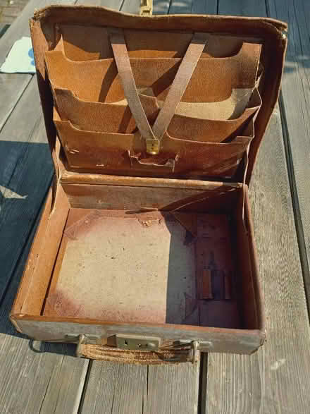 Photo of free Old leather letter writing case (St George BS5) #2