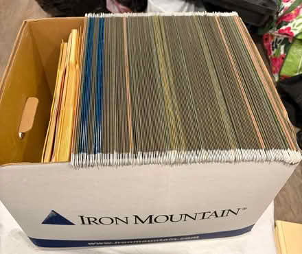 Photo of free Box of Hanging File Folders (Belmont, MA) #2