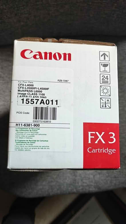 Photo of free Brand New Canon FX 3 Toner (2808 Tradewind Dr., Miss.) #1