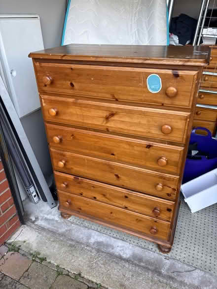 Photo of free Solid wooden chest of drawers (Dromore BT25) #1