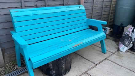Photo of free Large wood bench (Grange-over-Sands LA11) #1