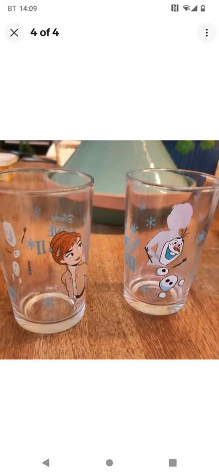 Photo of free 2x "Frozen" 2 drinking glasses (L1 Liverpool City Centre) #1