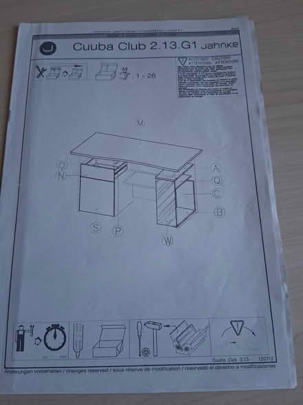 Photo of free Large Computer Desk (Dagenham, Essex RM10 7HP) #3