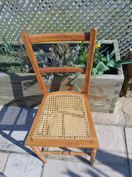 Photo of free Cane seat bedroom chair (Starkholmes DE4) #2