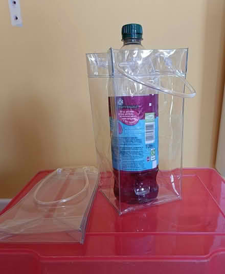 Photo of free Wine bottle carrier bags - clear (New Milton BH25) #1