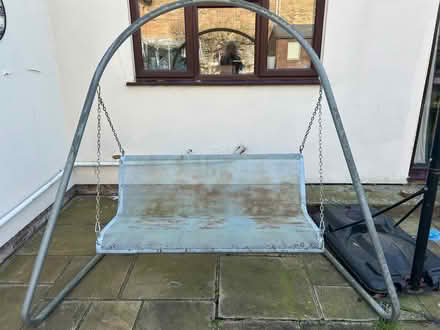 Photo of free Garden swing seat / bench (Lacey Green HP27) #1