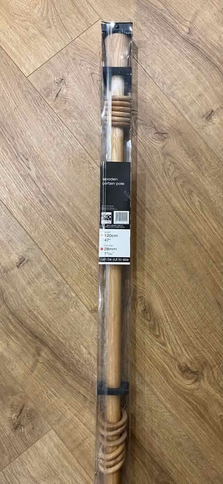 Photo of free Wooden curtain pole 120cm (Hitchin SG4 7SN) #1