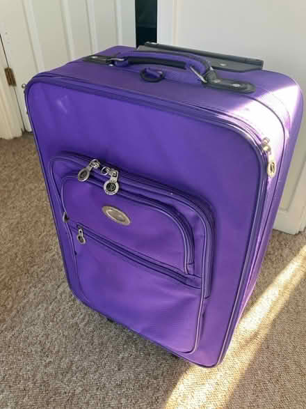 Photo of free Purple suitcase (Surbiton KT5) #1