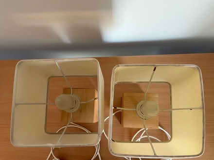 Photo of free Two bedside table lamps (Odd Down) #2
