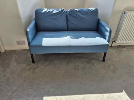 Photo of free Small Blue Ikea Sofa (South Bank YO23) #1