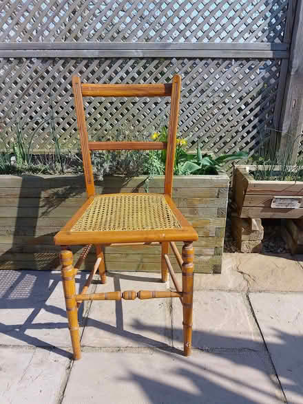 Photo of free Cane seat bedroom chair (Starkholmes DE4) #1