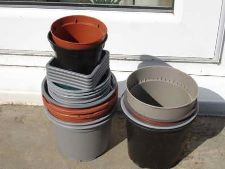 Photo of free 20+ small used plastic flower pots (Coleview SN3) #1