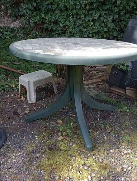 Photo of free Round garden table (Stone Cross BN23) #1