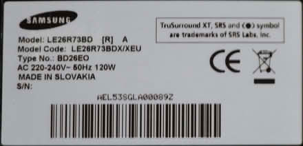 Photo of free Television 2 (Not smart) (West Oxfordshire OX28) #3