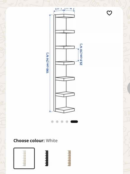 Photo of IKEA bedside cabinet and shelf unit (Heybridge- CM9) #1