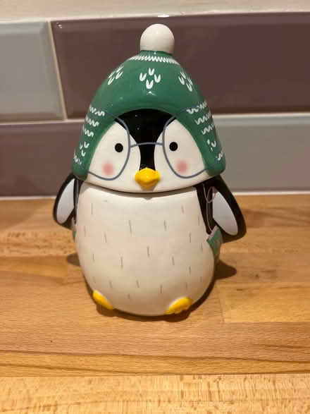 Photo of free Penguin storage pot (Chester, Garden Quarter CH1) #1
