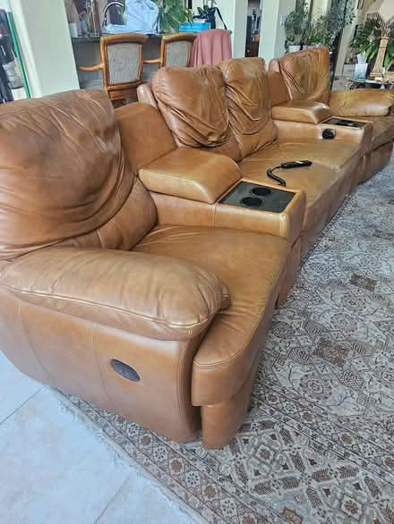 Photo of free Leather Recliners (Alamo & Leisure Town) #3