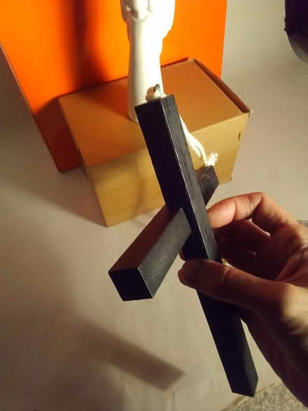 Photo of free Ceramic Angel and Plastic cross (Winchester) #4