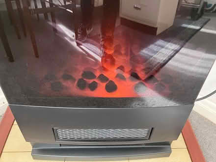 Photo of free Electric Heater / Fireplace + base (SE21) #2
