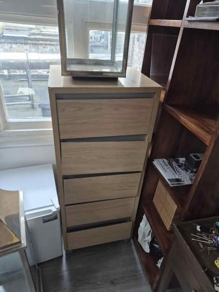 Photo of free Tall chest of drawers (W1h 1ju) #2