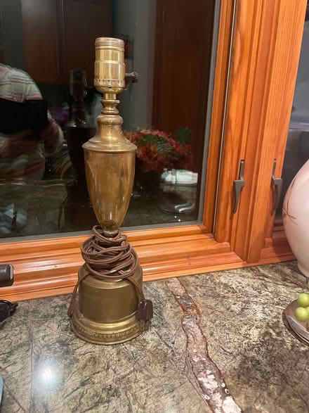 Photo of free Antique brass lamp (DC side of Warrenton) #1