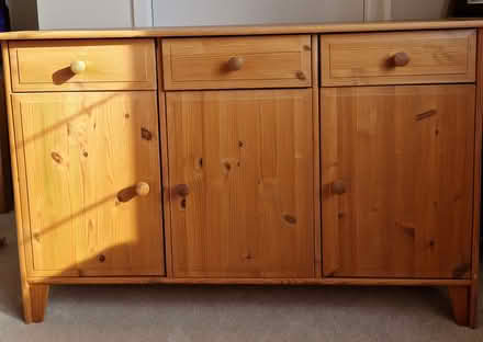 Photo of free 3 Door & 3 Drawer Pine Sideboard (Bracknell Forest RG42) #3