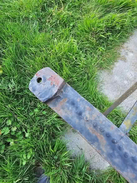 Photo of free Cast iron table base (Bedminster) #3