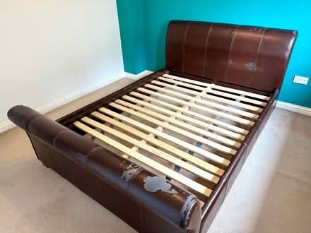 Photo of free King Size Sleigh Bed (Denby DE5) #4