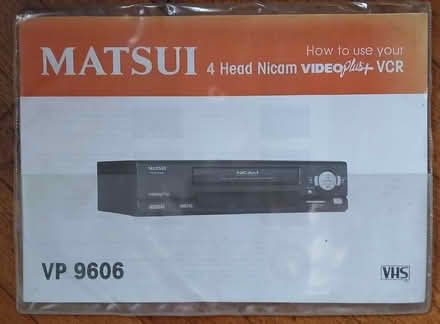 Photo of free Matsui VHS player/recorder VP 9606 (West Bridgford NG2) #2