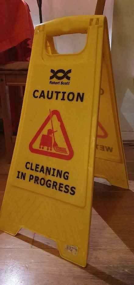 Photo of free Wet floor sign (Hartington Road BN2) #2