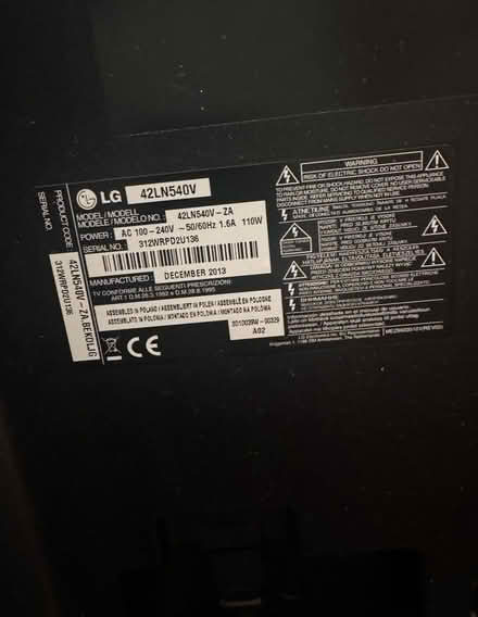 Photo of free 42" LG Freeview Tv (Appleby-in-Westmorland CA16) #2