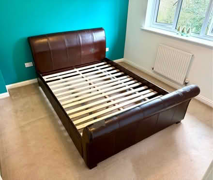 Photo of free King Size Sleigh Bed (Denby DE5) #1