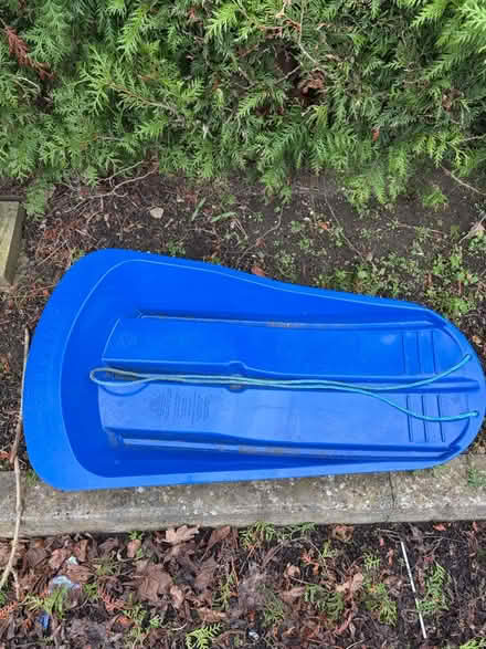 Photo of free Child’s plastic sledge (Thetford IP24) #1