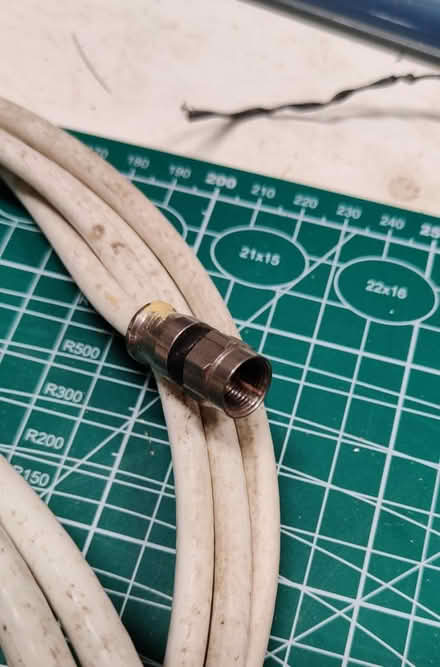 Photo of free Coaxial cables 2 X 3m. Virgin media (Nottingham NG7) #2