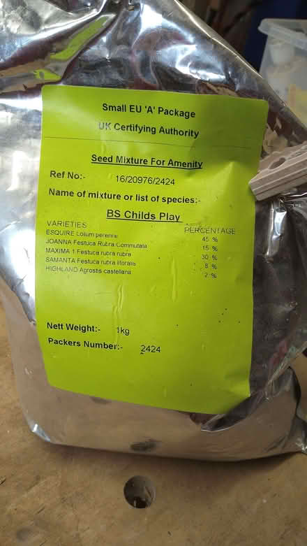 Photo of free Grass seed heavy duty (Woodingdean BN2) #1